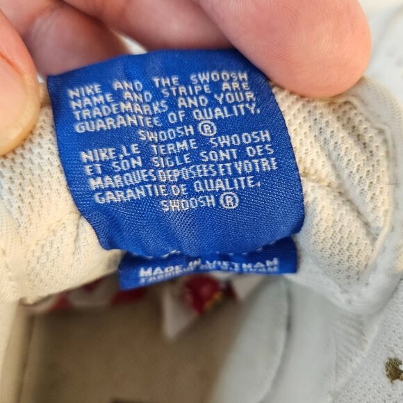 Nike Air Force 1 07 Swoosh Red Blue Tag Mens Size 9 - Picture 9 of 10